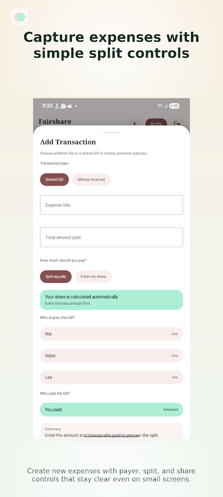 FairShare screenshot 6