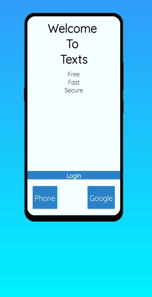 Texts Messenger main screen