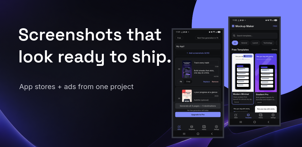 Mockup Maker Play Store feature graphic